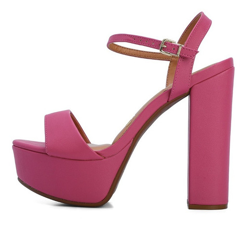 Imagen 3 de 6 de Sandalia Mujer Plataforma Vizzano Fucsia