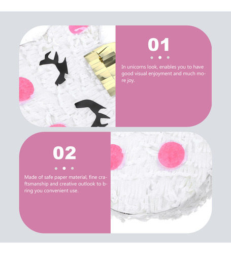 Fiesta Infantil Piñata Smashing Toy Unicorns Piñata Playthin