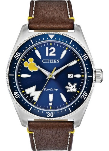 Reloj Citizen 61293 Aw1599-00w Hombre Mickey Mouse Color del fondo Azul 61293