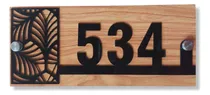 Comprar Placa Decorativa Numeros De Casa 13x30cm Hasta 4 Numeros Md2