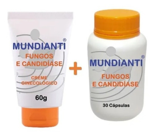 Kit  Fungisida 60 Gr  Candidíase+ Crema Vaginal 30 Cáps