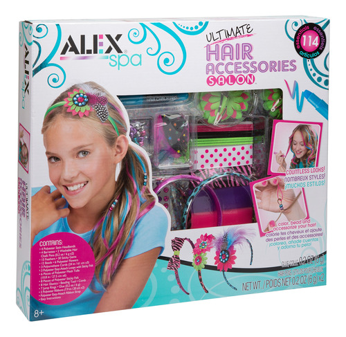 Alex Spa Ultimate Hair Accessories Salon Niñas Moda Activi.