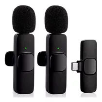 Comprar Microfono Inalambrico Doble Para Celular Tipo C