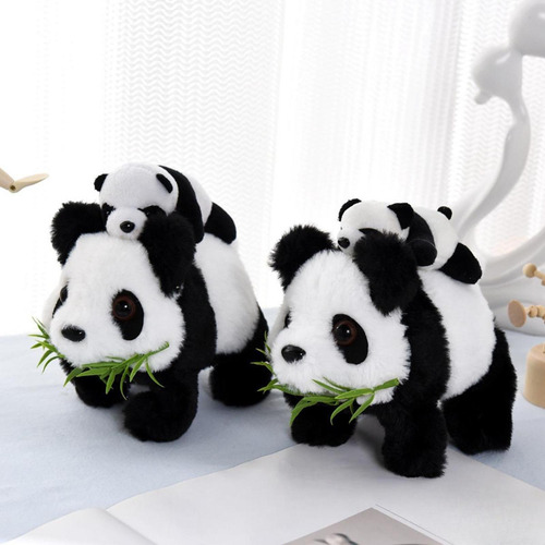 Juguetes De Panda De Felpa, Efectos De Sonido Caminando