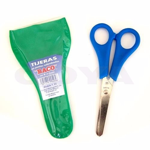 Tijera Mango Plastico 13cm Baco