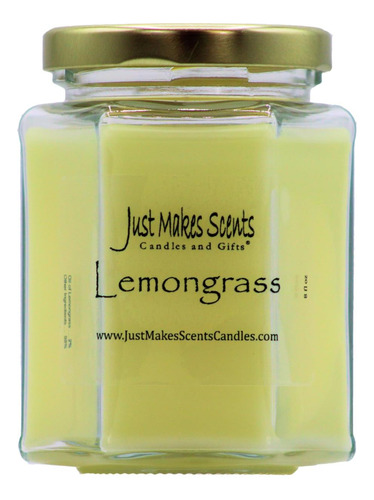 Vela De Soya Mezclada Con Aroma A Limón