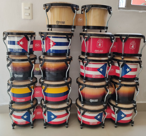 Bongoes, Bongos, Excelente Calidad, Incluye Llave De Afinar 