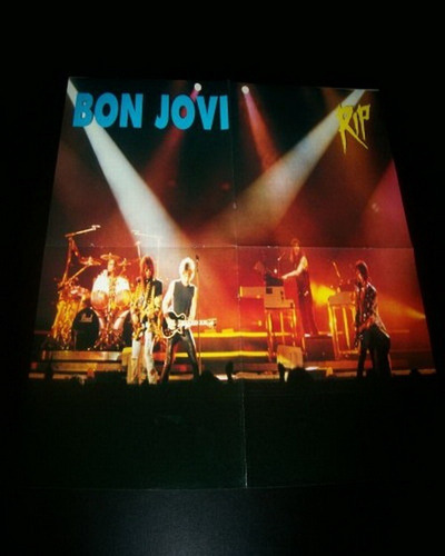 Poster Bon Jovi * Rough Silk * 54 X 41 (b071)