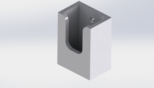Suporte De Parede P/ Controle Apple Tv 4 Geração + Samsung Cor Branco