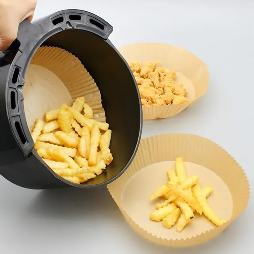 Forro Papel Tapete Airfryer Antiaderente Descartável 50un