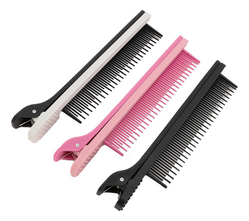 Peineta Con Clip, 3 Unidades, Para Estilista, Plancha De Des