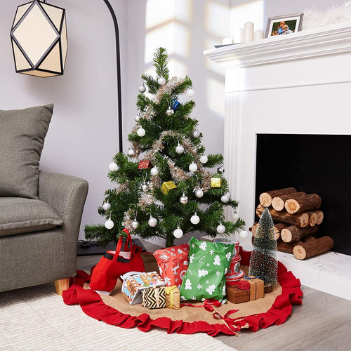 Mini Adornos Bola Navidad Purpurina Inastillables 4 Cm 48u