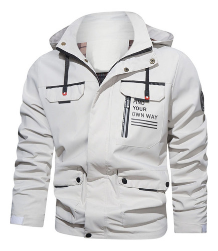 Chaqueta Deportiva Casual Para Exteriores, Talla Grande, Par