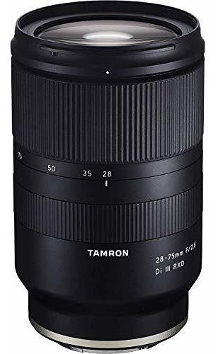 Tamron 28-75mm F / 2.8 Para El Capítulo De Sony Sin Espejo C