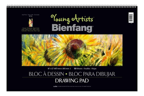 Bloco Drawing Bienfang 45lb 457x305mm 50 Folhas