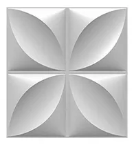 Comprar 12 Paneles Placas 3d Pvc Revestimiento Antihumedad 50x50cm