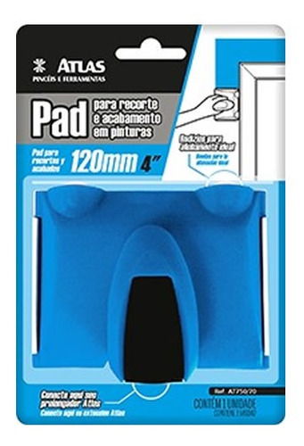 Imagem 2 de 4 de Pad P/ Recorte E Acabamento De Pintura + 2 Refis Ped Atlas