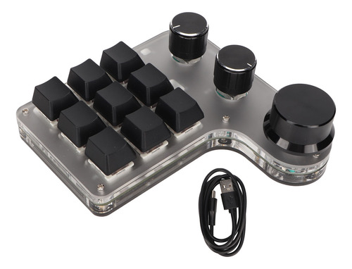 Teclado Macro De Programação Mini Personalizado De 9 Teclas