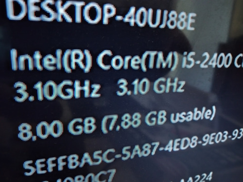 Dell Optiplex 790 I5-2400 3.10ghz 8gb Ram Disco 500gb (Usado)