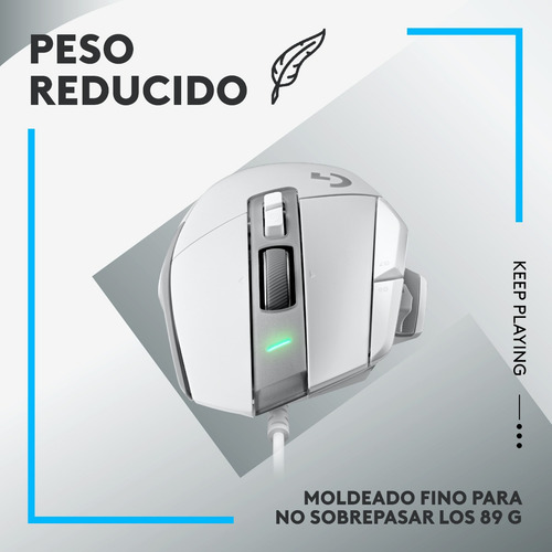 Mouse Gamer G502 X Logitech G Gaming Color Blanco