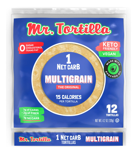 Mr. Tortilla Tortillas De Carbohidratos Netos | Keto, Bajas