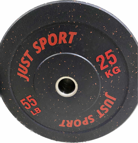 Disco Olímpico De Goma 25 Kg Importados Crossfit Gym 
