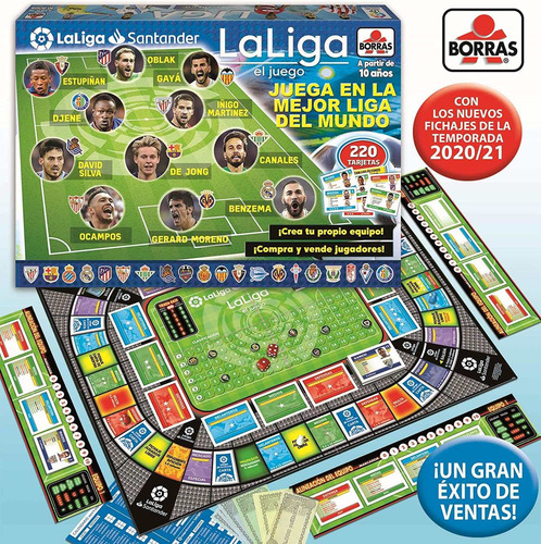 Juego De Mesa La Liga Futbol Niños Cartas Educa Deportes Ax®