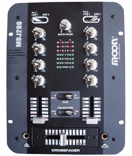 Imagen 3 de 6 de Combo Mini Dj Potencia+mixer+4 Bafles 8 PuLG + Micrófono