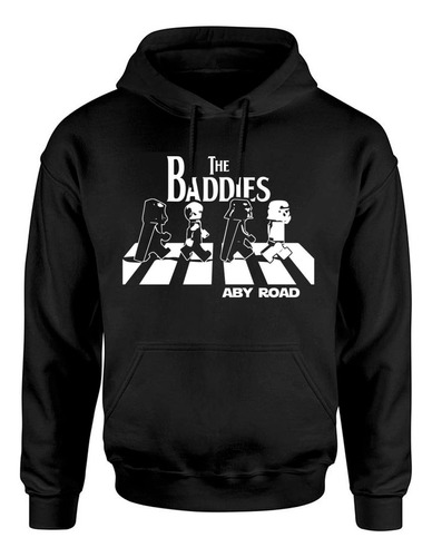 Buzo Canguro Con Capucha - The Baddies Star Wars The Beatles