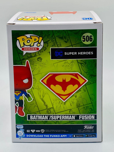 Funko Batman/superman Fusion # 506 Sticker Scc 2024 Limited