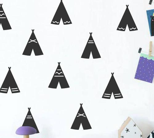 Vinilos Decorativos Infantil Pack Mediano Carpas Tipis 3