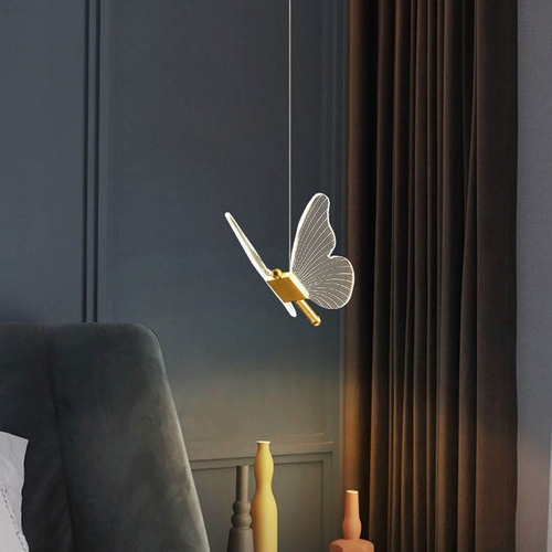 Lámpara Colgante Led De Mariposa, Lámpara Colgante De