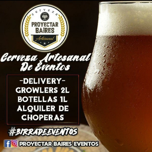 Imagen 5 de 10 de Alquiler De Chopera Cerveza Artesanal Tirada Recarga Growler