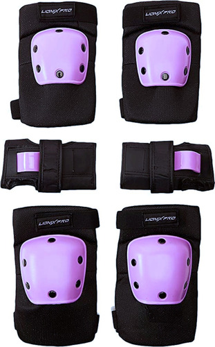 Set De Protectores Lionix Pro Blocker Morado talla grande