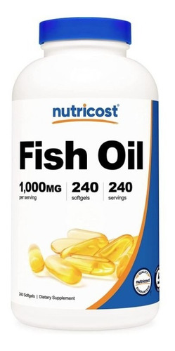 Original Nutricost Fish Oil Omega 3, 1000mg, 600mg