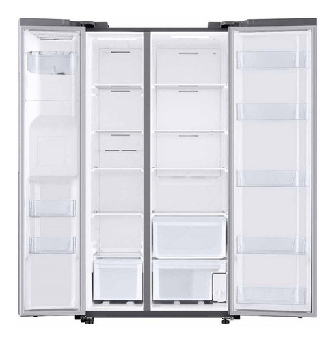 Imagen 2 de 4 de Heladera inverter no frost Samsung RS27T5200 refined inox con freezer 776L 220V