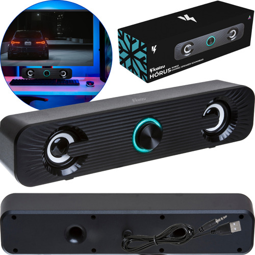 Caixa Caixinha De Som Soundbar P2 Potente Computador Pc Usb Subwoofer Kaizu