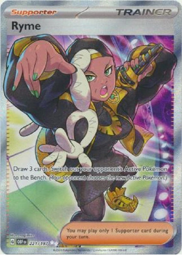 Ryme 221/197 Raro Pokemon Tcg