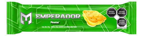Caja De Galletas Gamesa Emperador De Limon 16 Piezas 96g C/u
