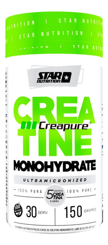 Creatina Star Nutrition Con El Sello De Creapure %99,9 