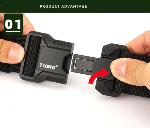 Cinturon Tactico Militar Uso Rudo Ajustable Nylon B