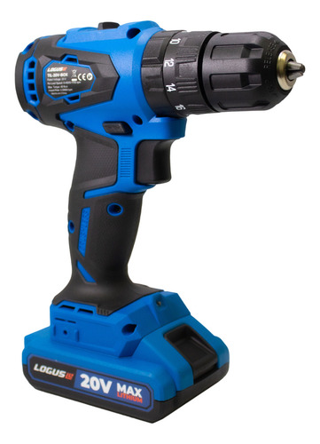 Taladro Percutor Logus 20v Brushless 10mm Bat + Maletín