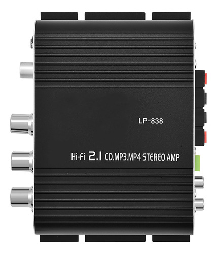 Mini Amplificador De Audio Bluetooth 2 Canales 3.5mm Rca 