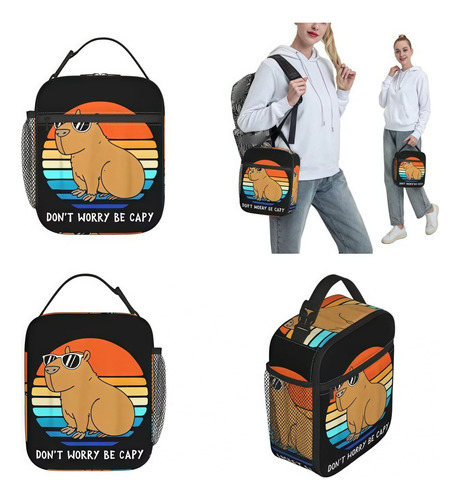 Bolsa De Almuerzo Con Estampado De Capibara