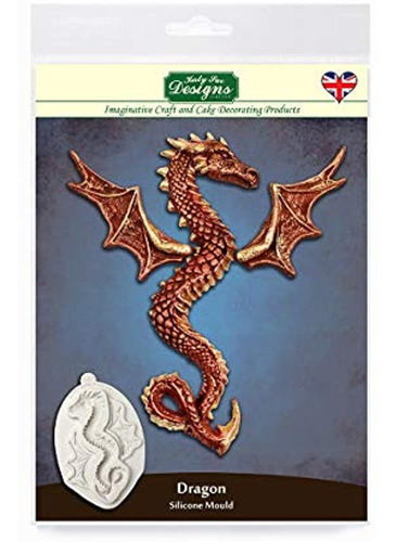 Molde De Silicona Katy Sue Serpiente Dragon Para Decoracio