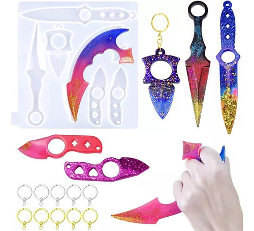 Chaveiro De Defesa De Moldes De Silicone Ninja Naruto Molde
