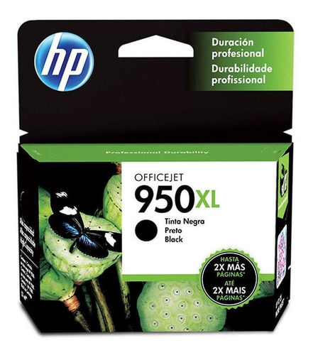 Cartucho De Tinta Hp 950xl Negra