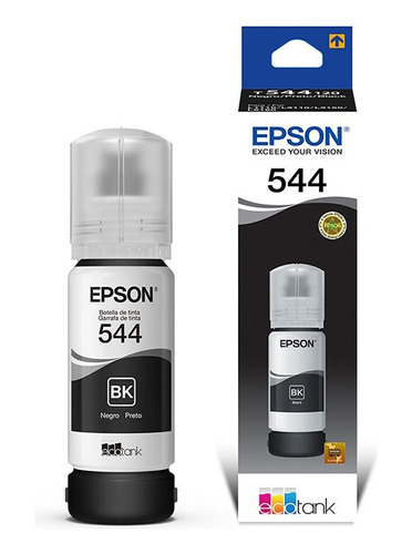 Tinta Epson 544 Original Negro Para L1110 L3110 L3150 L5190