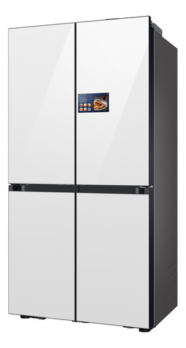 Refrigerador Samsung Bespoke Ai 23ft Con Pantalla Ai Blanco Blanco