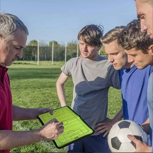 Tablero Táctico Plegable De Futbol Magnético Entrenadores